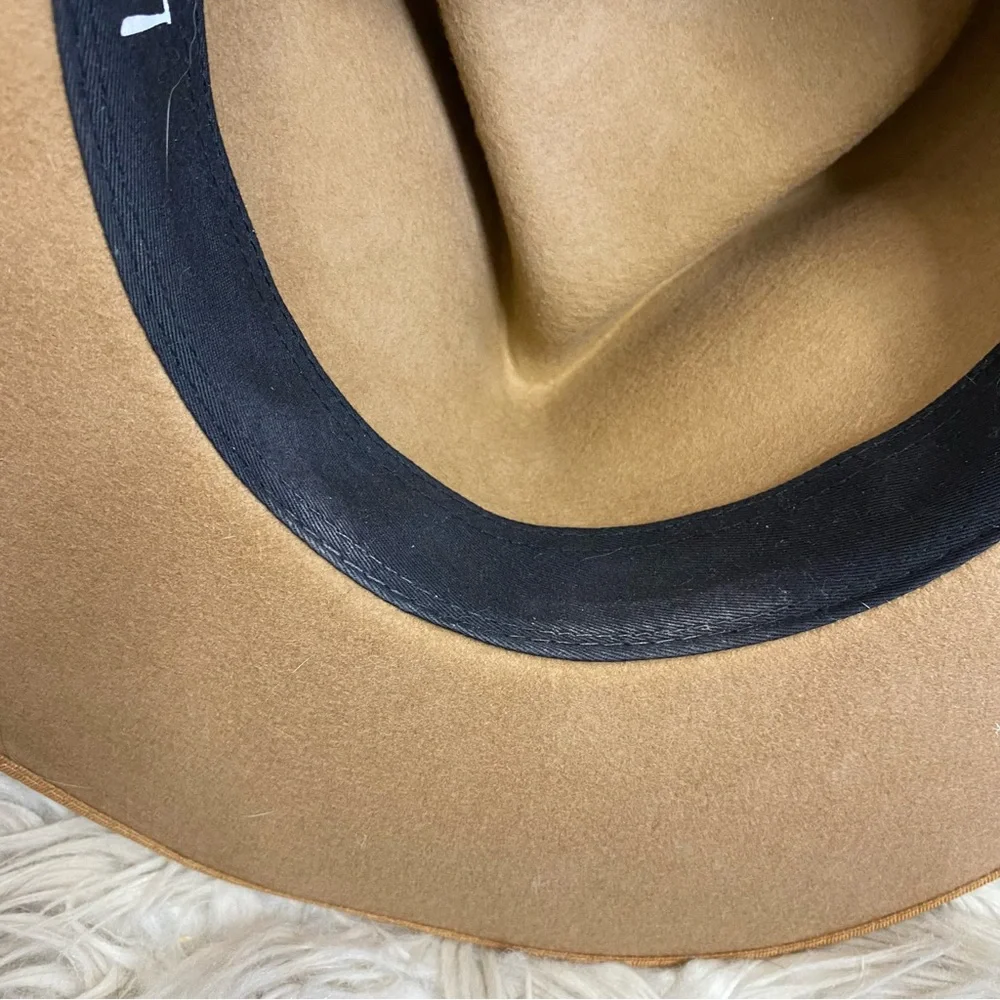 Lack of Color Teak Rancher Brown Tan Felt Wool Wide Brim Hat